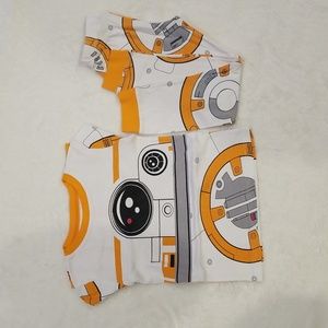 Disney Star Wars pajamas BB8 - size 7 kids